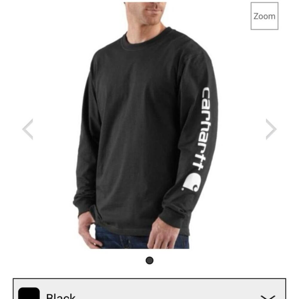 Carhartt K231 - Long Sleeve Logo T-Shirt- Large